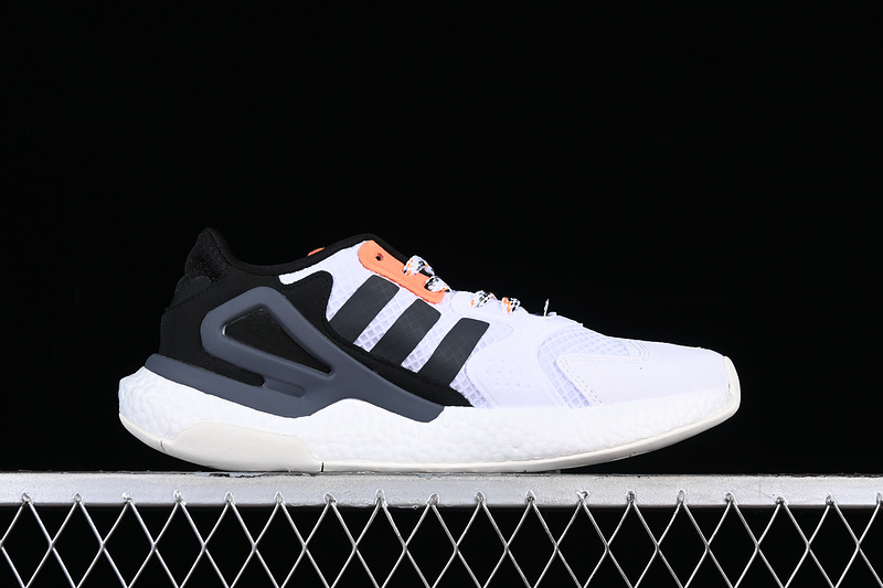 Adidas Day Jogger 2020 Boost Shoes Cloud White/Light Grey/Orange 7