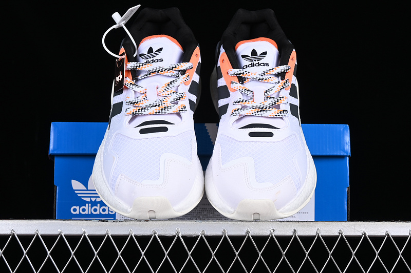 Adidas Day Jogger 2020 Boost Shoes Cloud White/Light Grey/Orange 27