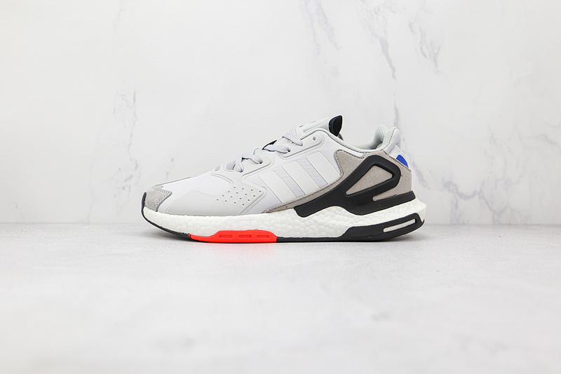 Day Jogger Shoes Grey/Black/White-Red 5