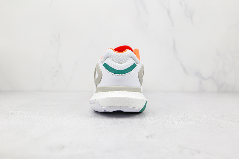 Day Jogger Boost Shoes White/Grey/Orange-Green 13