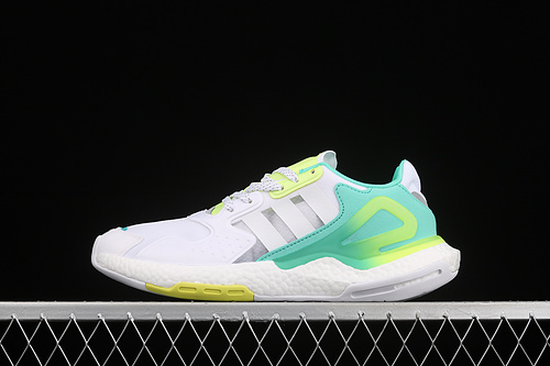 Day Jogger Shoes Cloud White/Green-Yellow 27