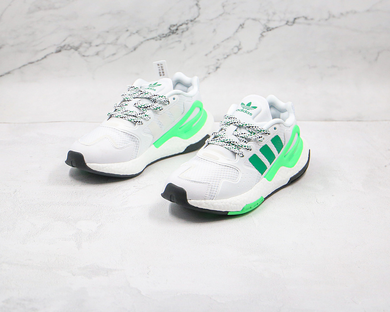 Day Jogger Shoes Cloud White/Cloud White/Green 9