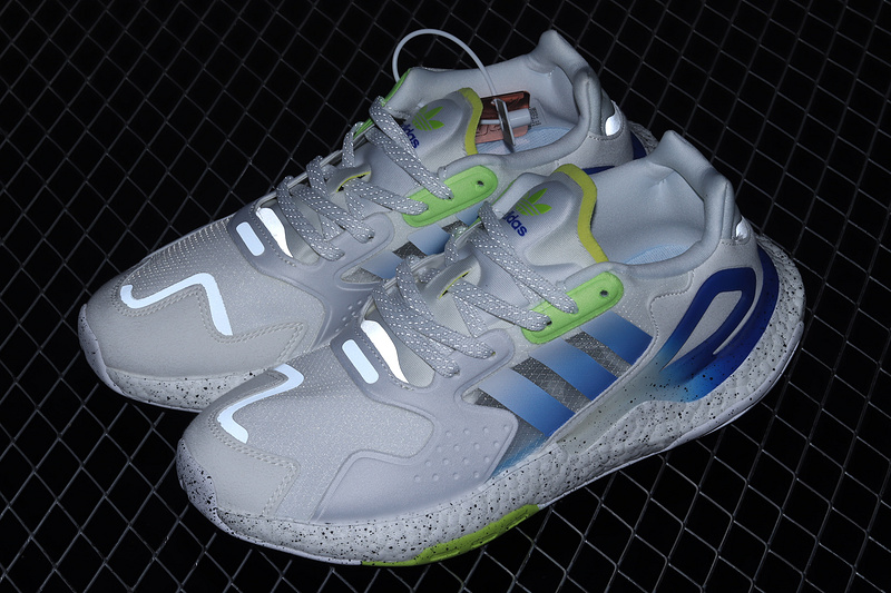 Day Jogger 2020 Boost Shoes Cloud White/Blue/Green 5