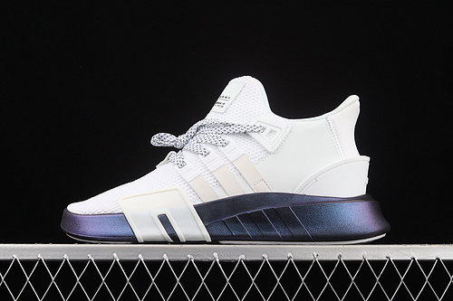 Eqt Bask Adv Shoes Cloud White/Cloud White/Purple 3