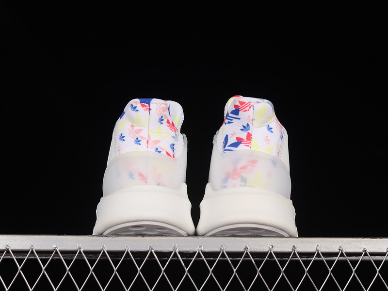 Eqt Bask Adv Shoes Cloud White/Cloud White/Multi-Color 23