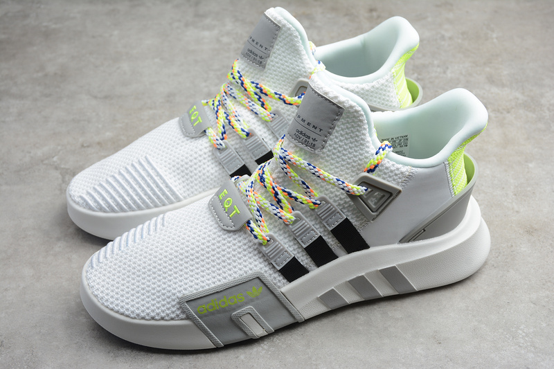 Eqt Bask Adv Cloud White/Fluorecent Green/Core Black 3