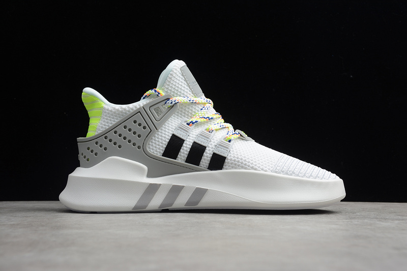 Eqt Bask Adv Cloud White/Fluorecent Green/Core Black 5