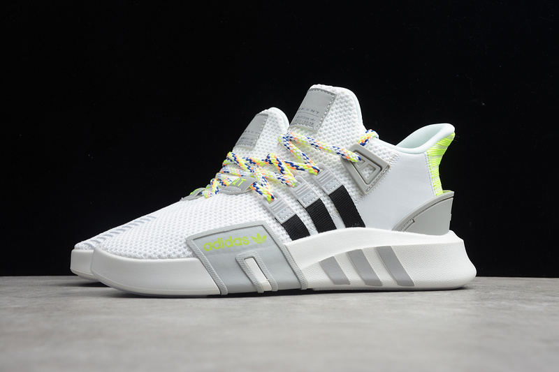 Eqt Bask Adv Cloud White/Fluorecent Green/Core Black 29