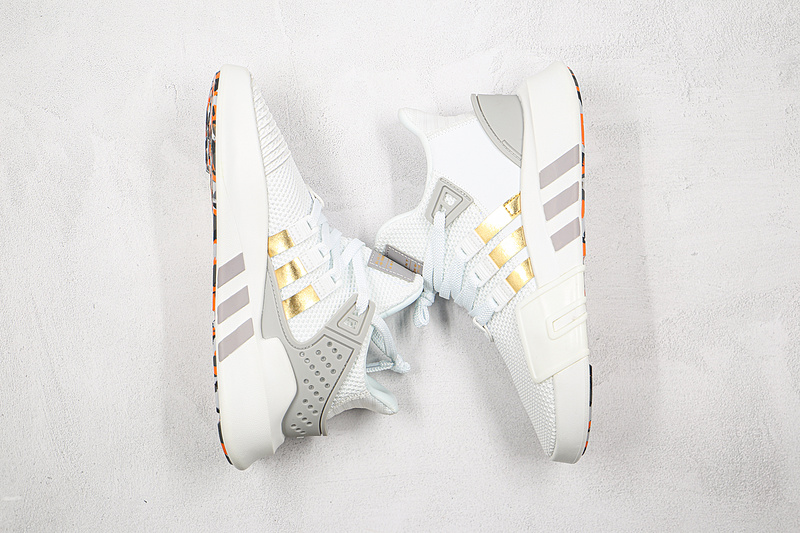 Eqt Bask Adv Shoes Cloud White/Grey-Metallic Gold 9