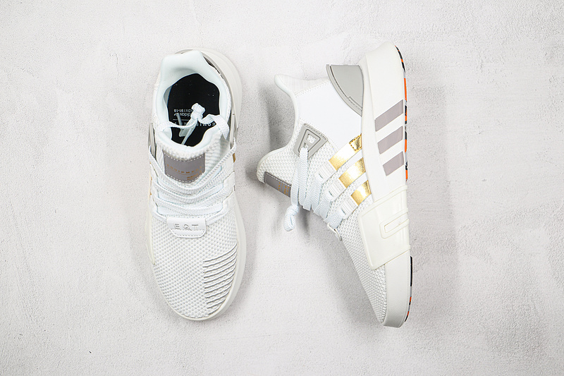 Eqt Bask Adv Shoes Cloud White/Grey-Metallic Gold 13