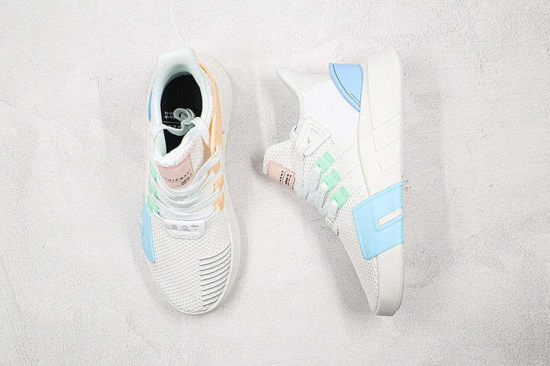 Eqt Bask Adv Shoes Cloud White/Light Blue-Pink 7