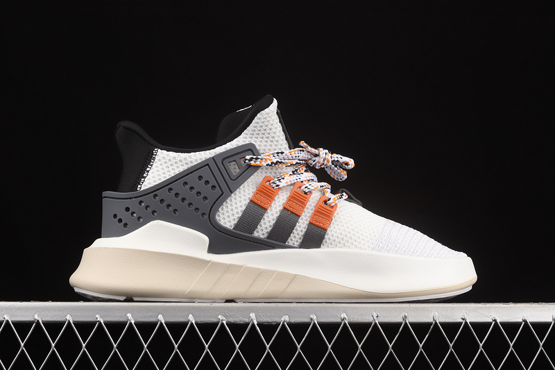 Eqt Bask Adv Shoes Cloud White/Core Black/Orange 29