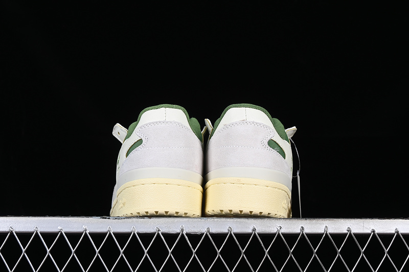 Forum 84 Low White/Grey/Green 13