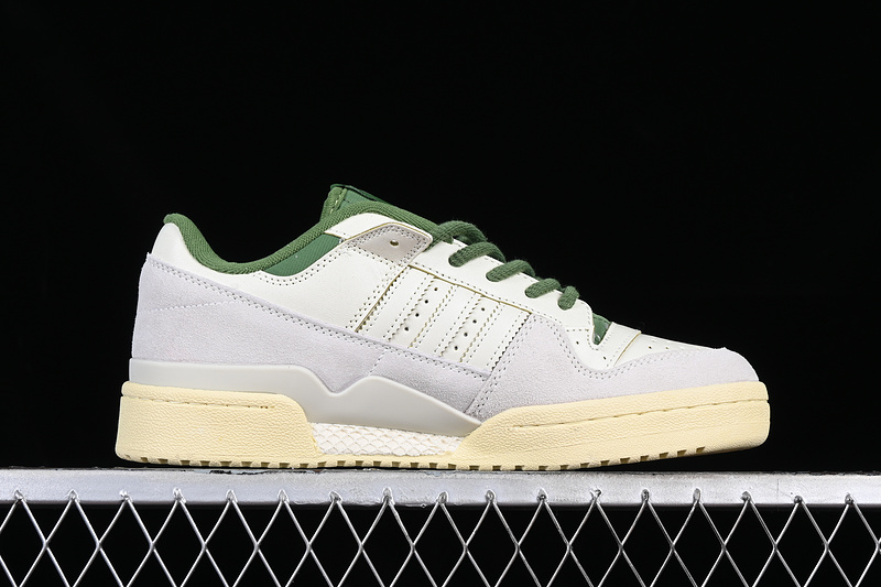 Forum 84 Low White/Grey/Green 21