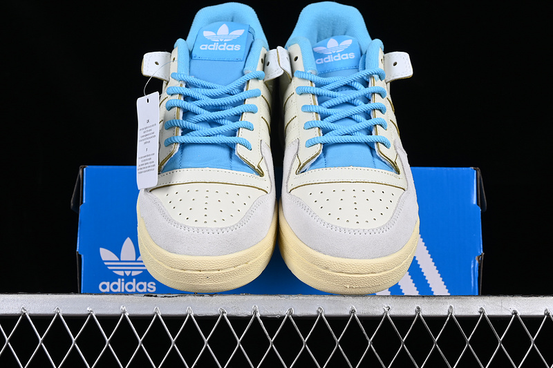 Forum 84 Low White/Grey/Blue 17