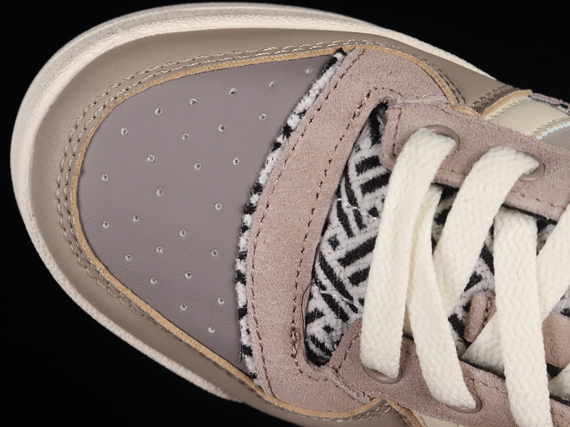 Forum Low Criss-Cross Pattern Vapor Grey/Off White/Taupe Oxide 5