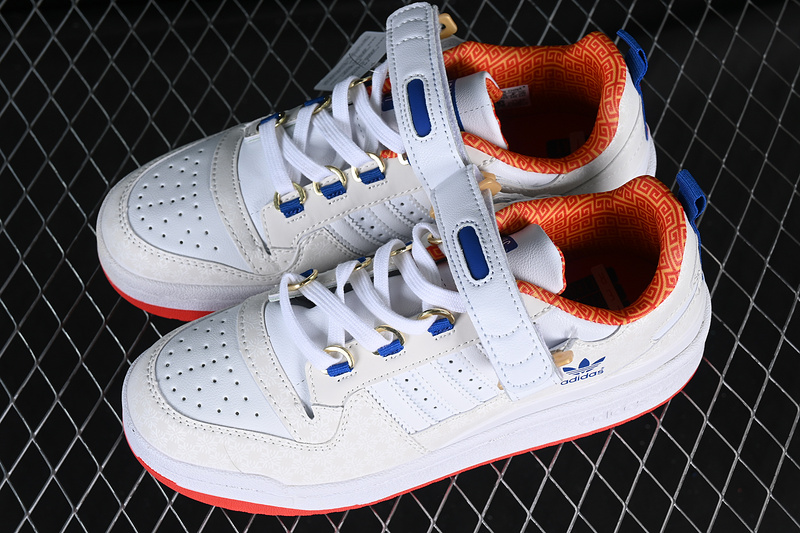 Forum 84 Low Blue/White/Grey/Orange 13