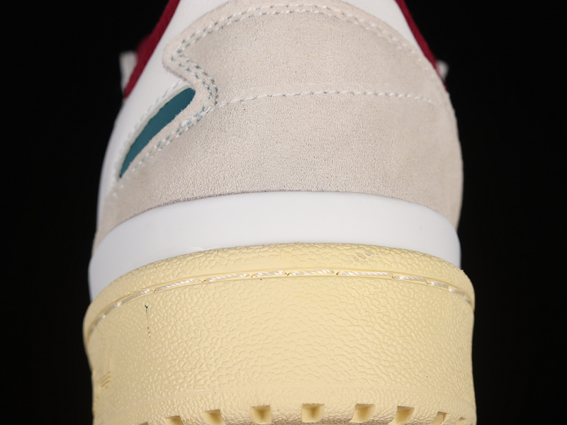 Forum Low Cl Shoes Cloud White/Legacy Teal/Legacy Burgundy 23