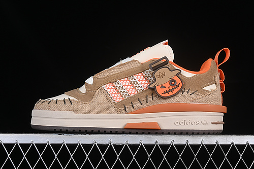 Forum Mod Low Jack O Light Brown/Off White/Orange 13