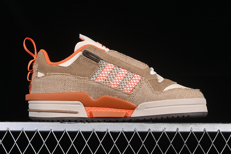 Forum Mod Low Jack O Light Brown/Off White/Orange 17