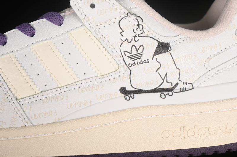 Forum 84 Low White/Grey/Purple 5