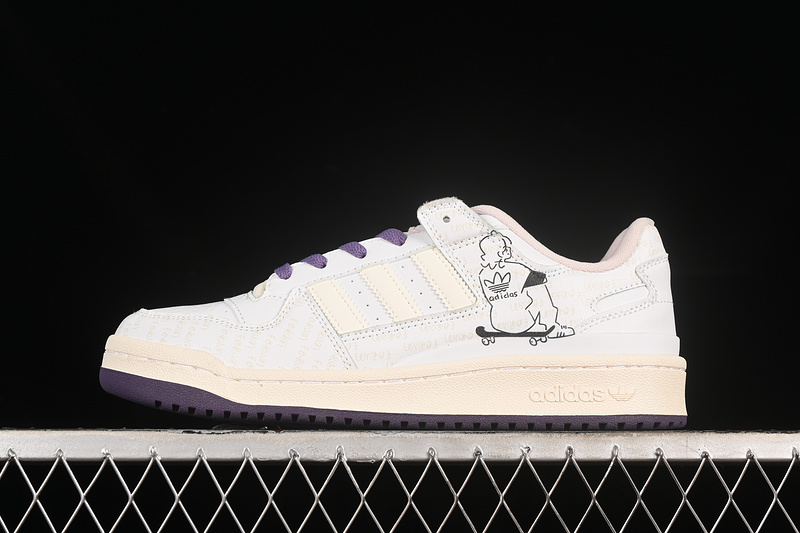 Forum 84 Low White/Grey/Purple 21