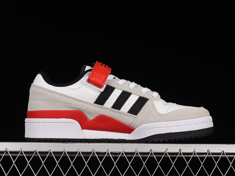 Forum 84 Low Shoes White/Grey/Red/Black 29