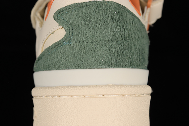 Forum 84 Low Fleece White/Orange/Green 3