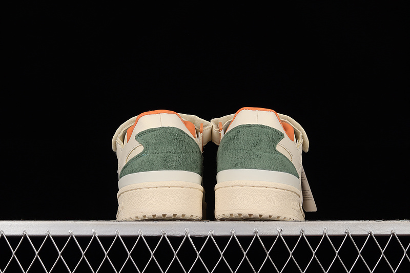 Forum 84 Low Fleece White/Orange/Green 5