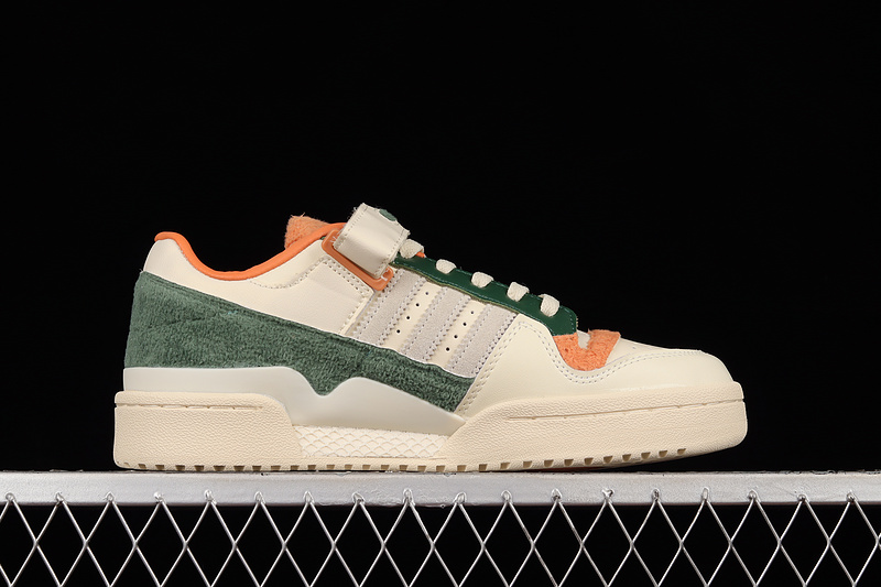 Forum 84 Low Fleece White/Orange/Green 21