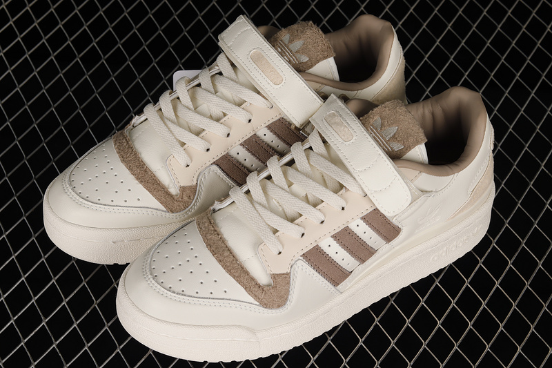 Forum 84 Low Fleece White/Brown/Beige 5