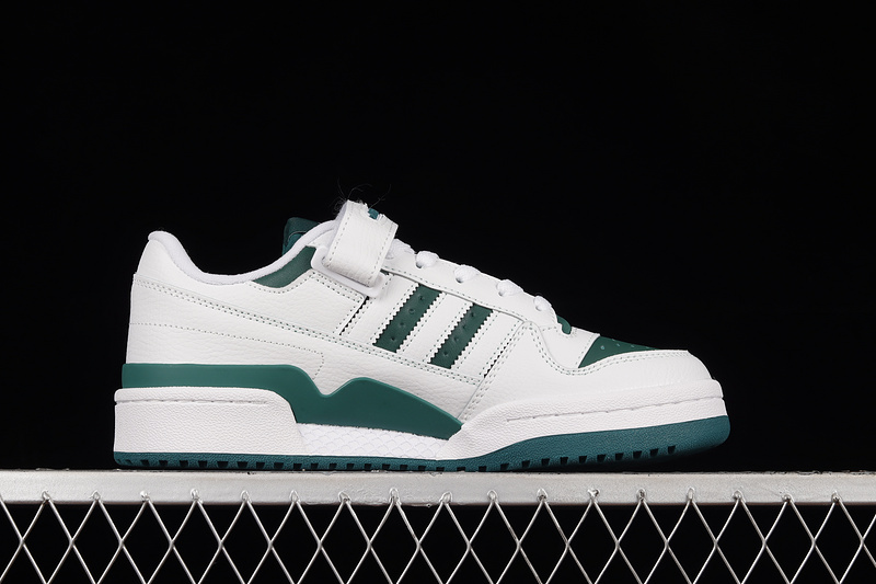 Forum Low Shoes Cloud White/Collegiate Green/Cloud White 7