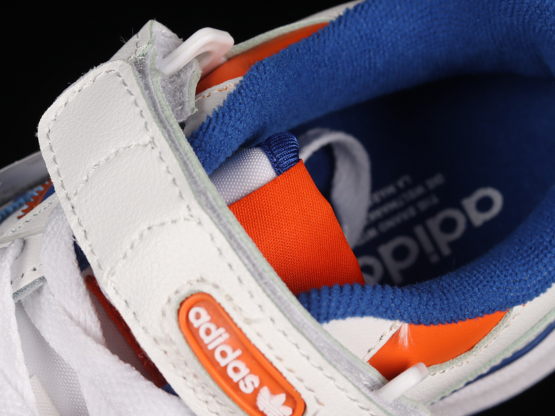 Forum 84 Low Shoes Cloud White/Royal Blue/Orange 15