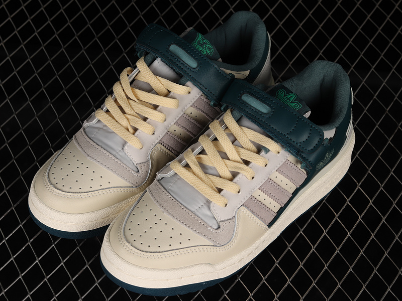 Forum 84 Low Shoes Beige/Dark Green/Beige 23