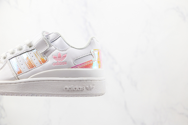 Forum Low Shoes Cloud White/Cloud White/Pink 7