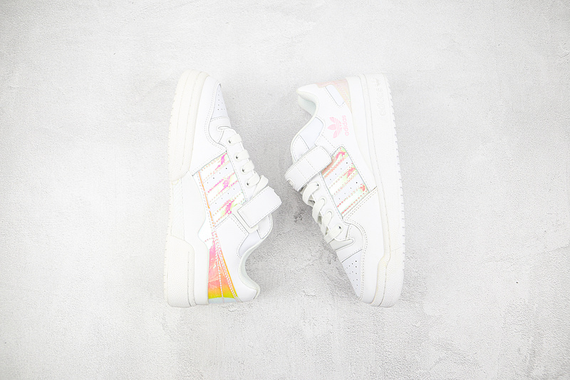 Forum Low Shoes Cloud White/Cloud White/Pink 17