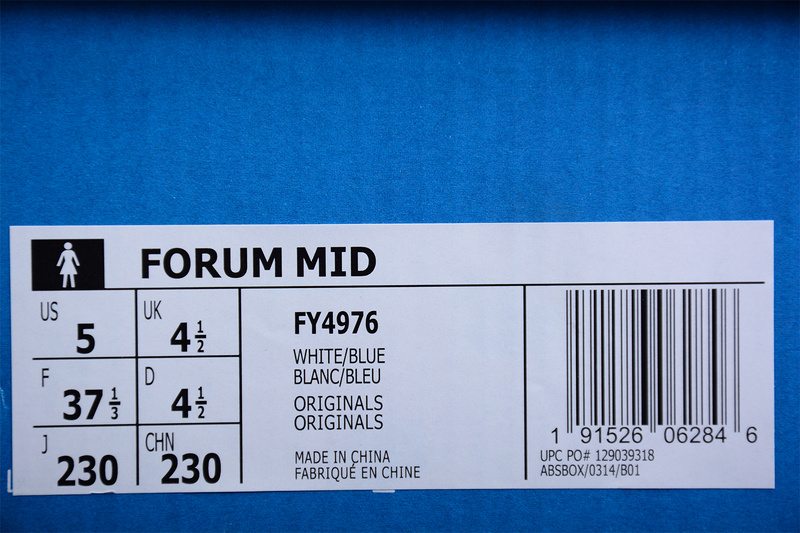 Forum Mid Shoes Cloud White/Royal Blue/Cloud White 9