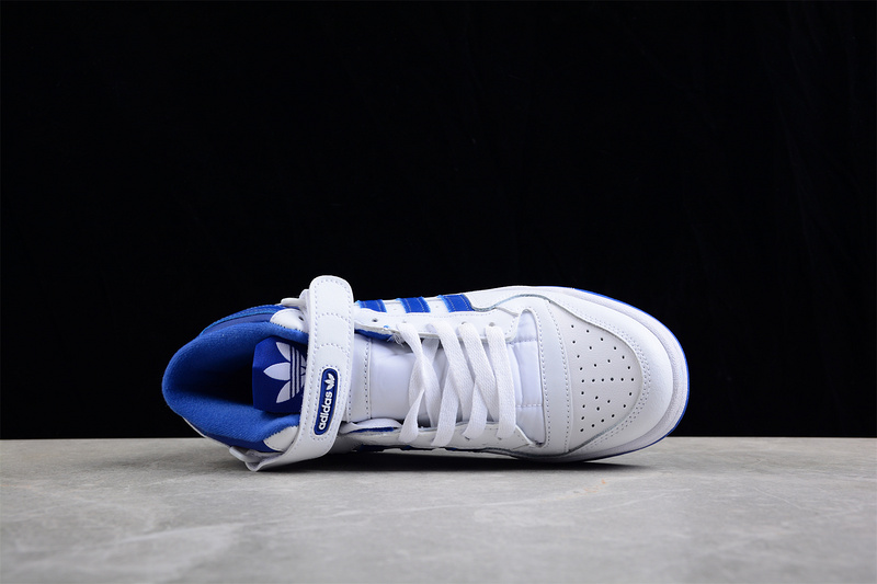 Forum Mid Shoes Cloud White/Royal Blue/Cloud White 15