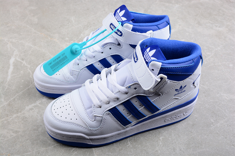 Forum Mid Shoes Cloud White/Royal Blue/Cloud White 21