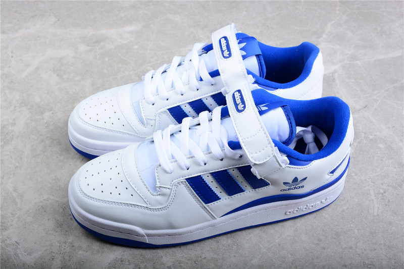 Forum Low Shoes Cloud White/Cloud White/Royal Blue 25