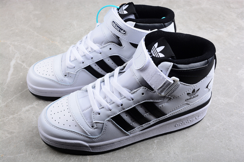 Forum Mid Shoes Cloud White/Core Black/Cloud White 9