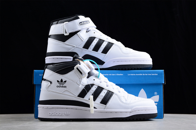 Forum Mid Shoes Cloud White/Core Black/Cloud White 11