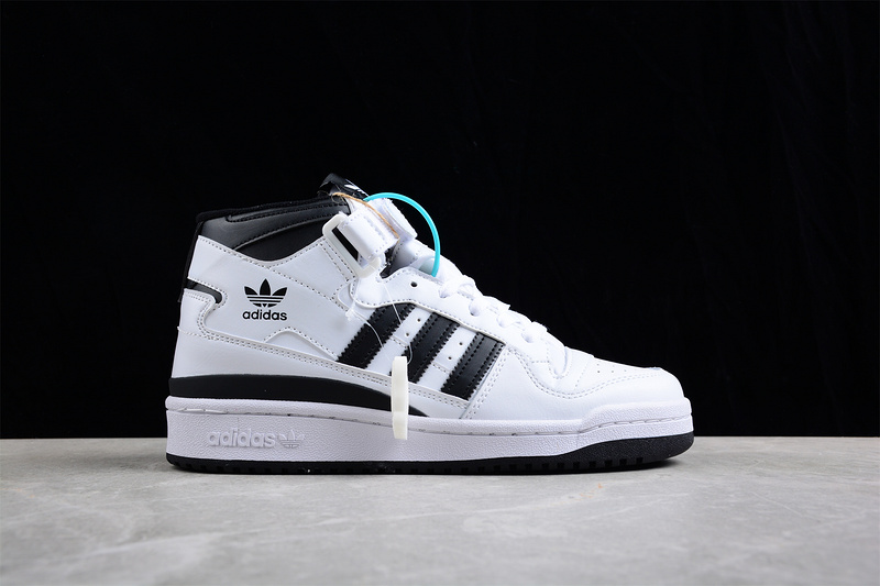 Forum Mid Shoes Cloud White/Core Black/Cloud White 27