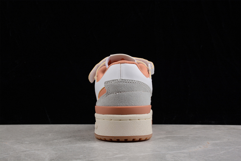 Forum 84 Low Cloud White/Orange/Cream White 5