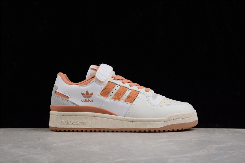 Forum 84 Low Cloud White/Orange/Cream White 29