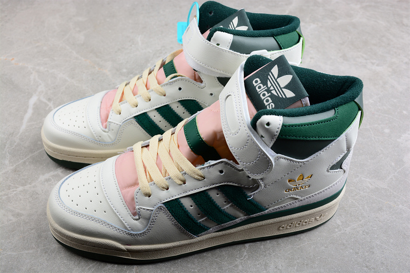 Forum 84 High Shoes Off White/Team Dark Green/Cloud White 5