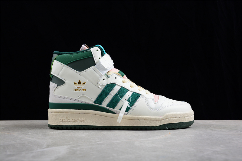 Forum 84 High Shoes Off White/Team Dark Green/Cloud White 9