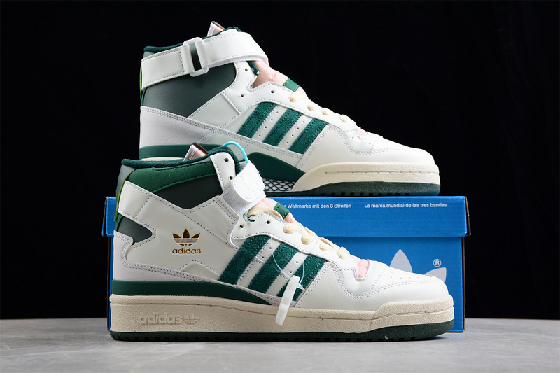 Forum 84 High Shoes Off White/Team Dark Green/Cloud White 27