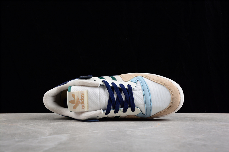 Forum 84 Low Shoes Cloud White/Collegiate Green/Magic Beige 15