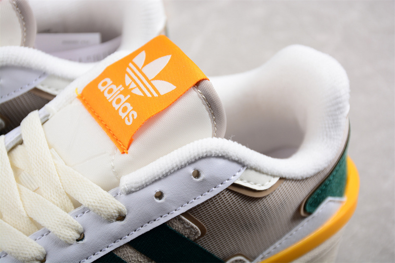 Adidas Forum 84 Low White/Black/Orange/Green/Brown 3